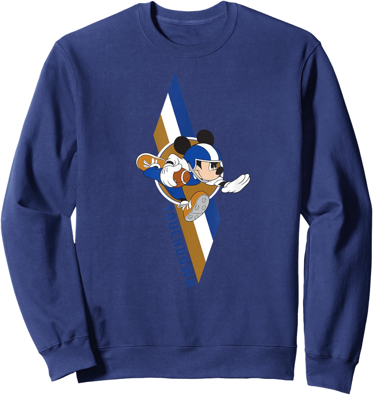 Disney Mickey Mouse Football Touchdown Sports Sweatshirt - Sweatshirt | Navy