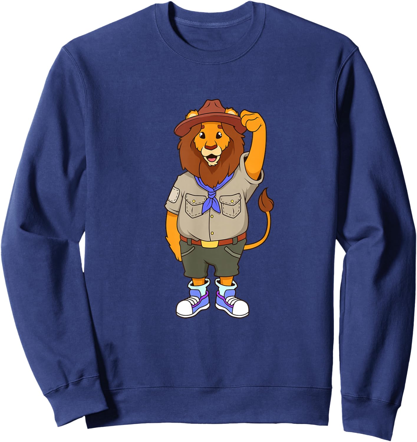 Cartoon Lion is Scout Sweatshirt - Sweatshirt | Navy