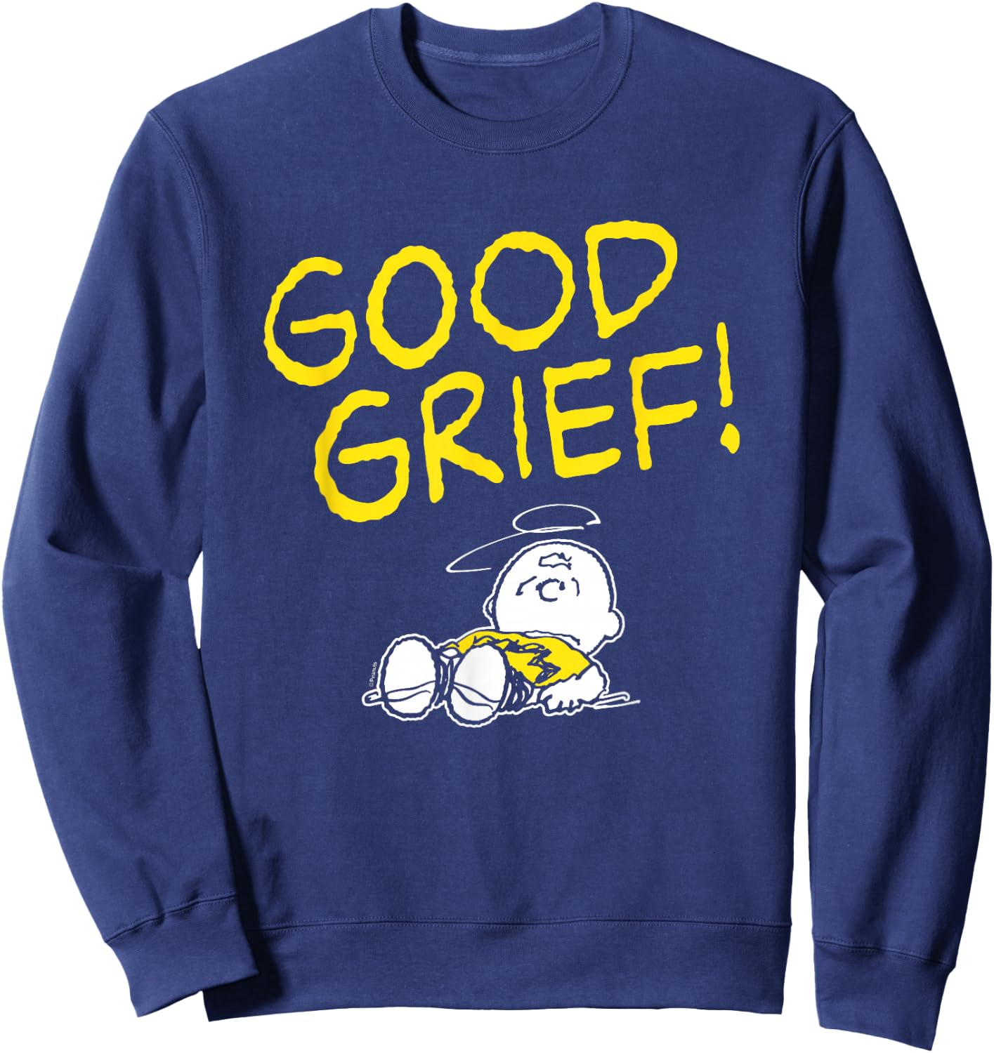 Peanuts - Charlie Brown Good Grief Sweatshirt - Sweatshirt | Navy