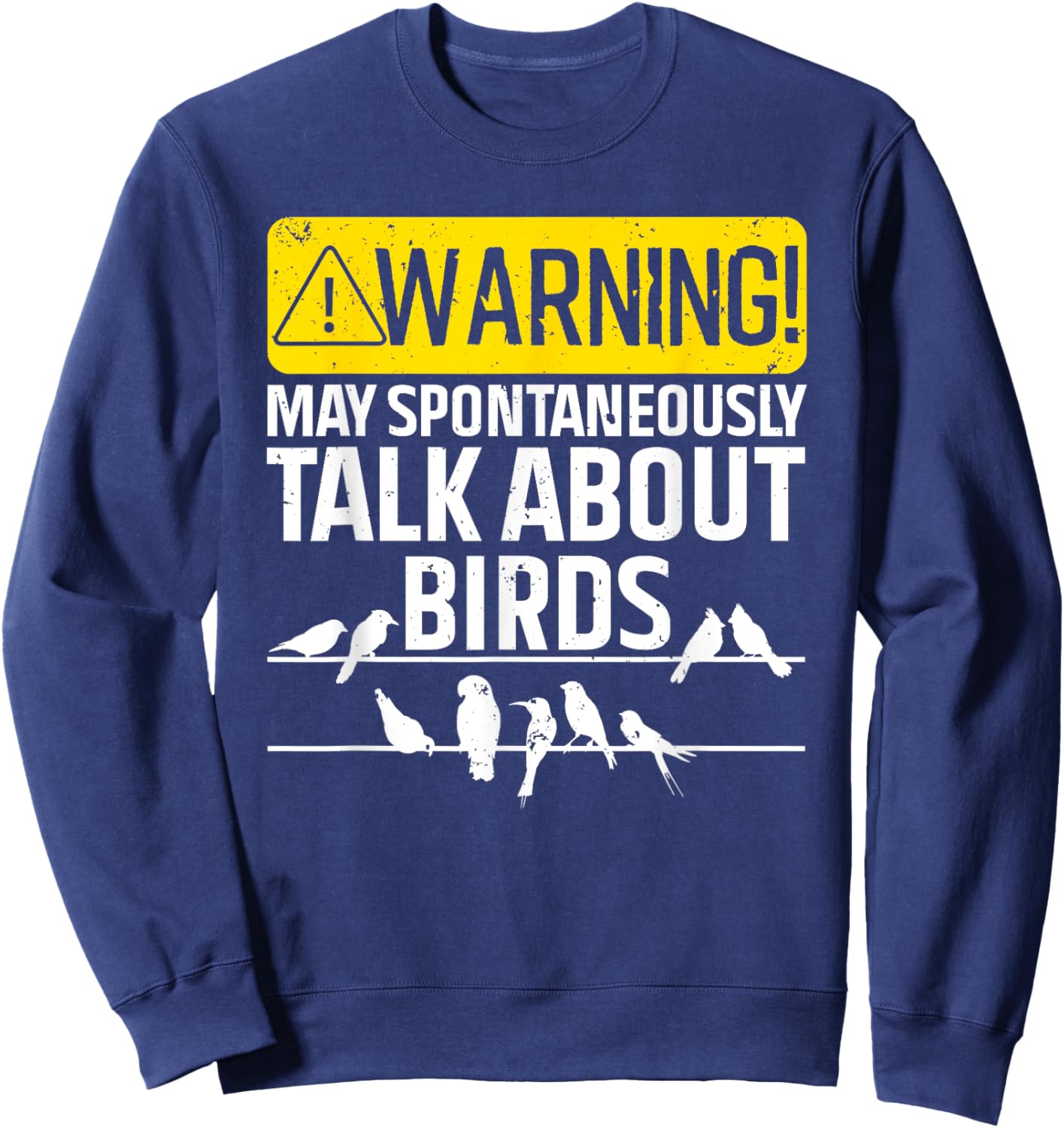 Funny Bird Women Birding Bird Watcher Watching Lover Sweatshirt - Sweatshirt | Navy