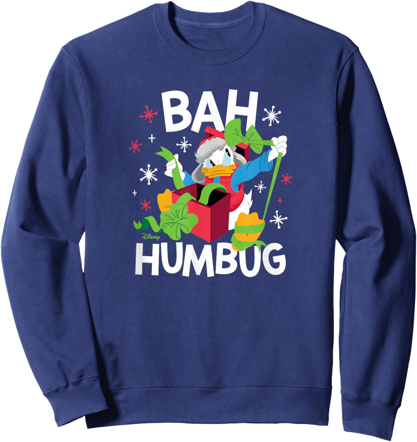 Donald Duck - Donald Duck Bah Humbug Sweatshirt - Sweatshirt | Navy