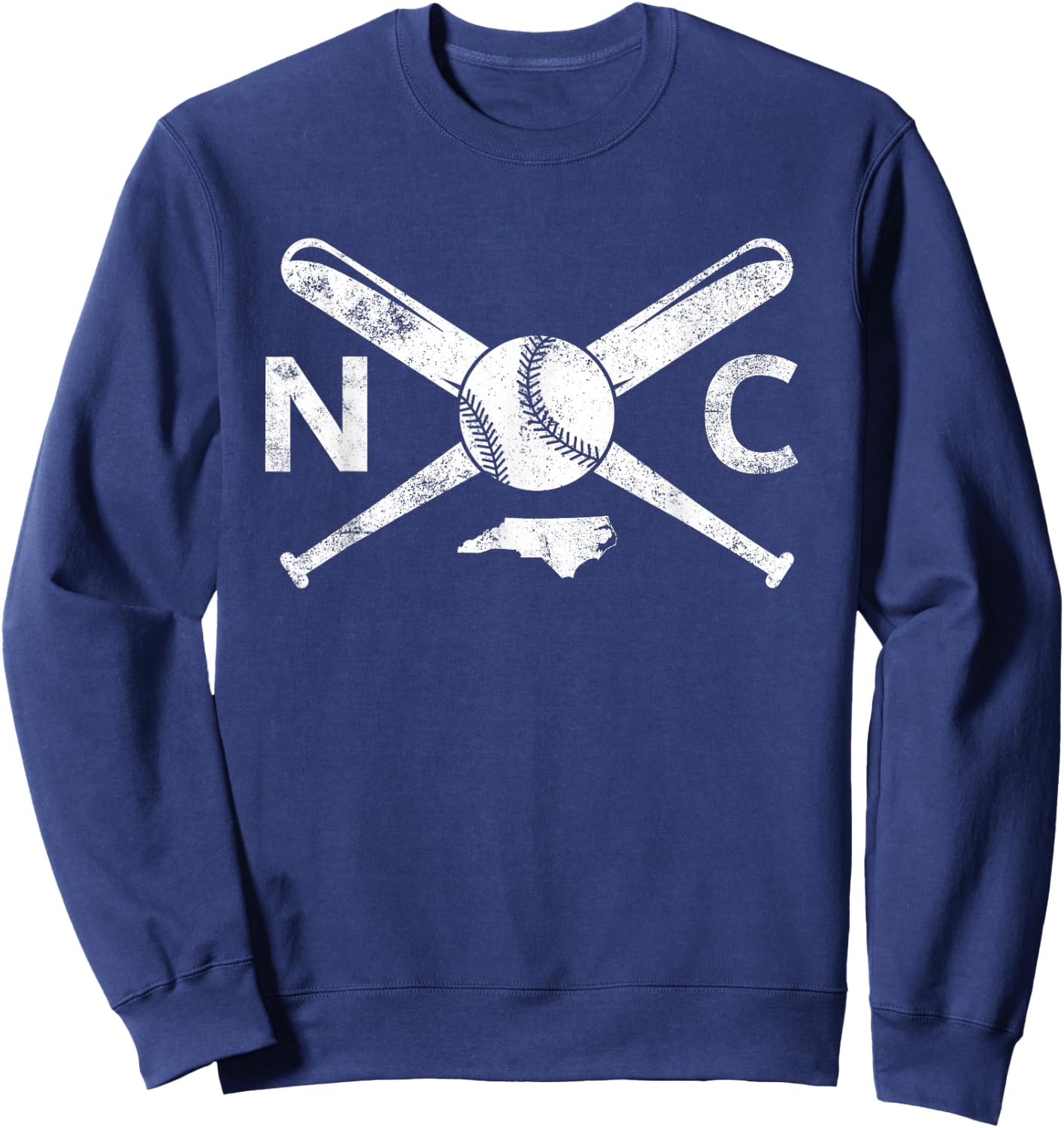 North Carolina Baseball NC Baseball North Carolina Baseball Sweatshirt - Sweatshirt | Navy