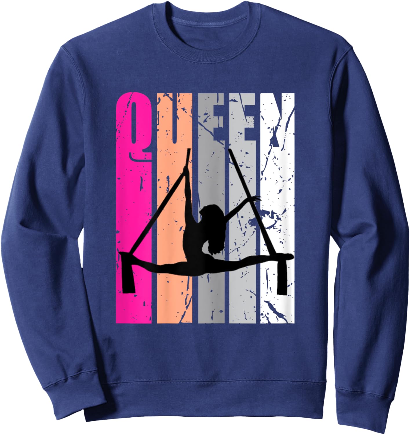Kid Aerialist Queen Birthday Pretty Training Train Girl Fan Sweatshirt - Sweatshirt | Navy