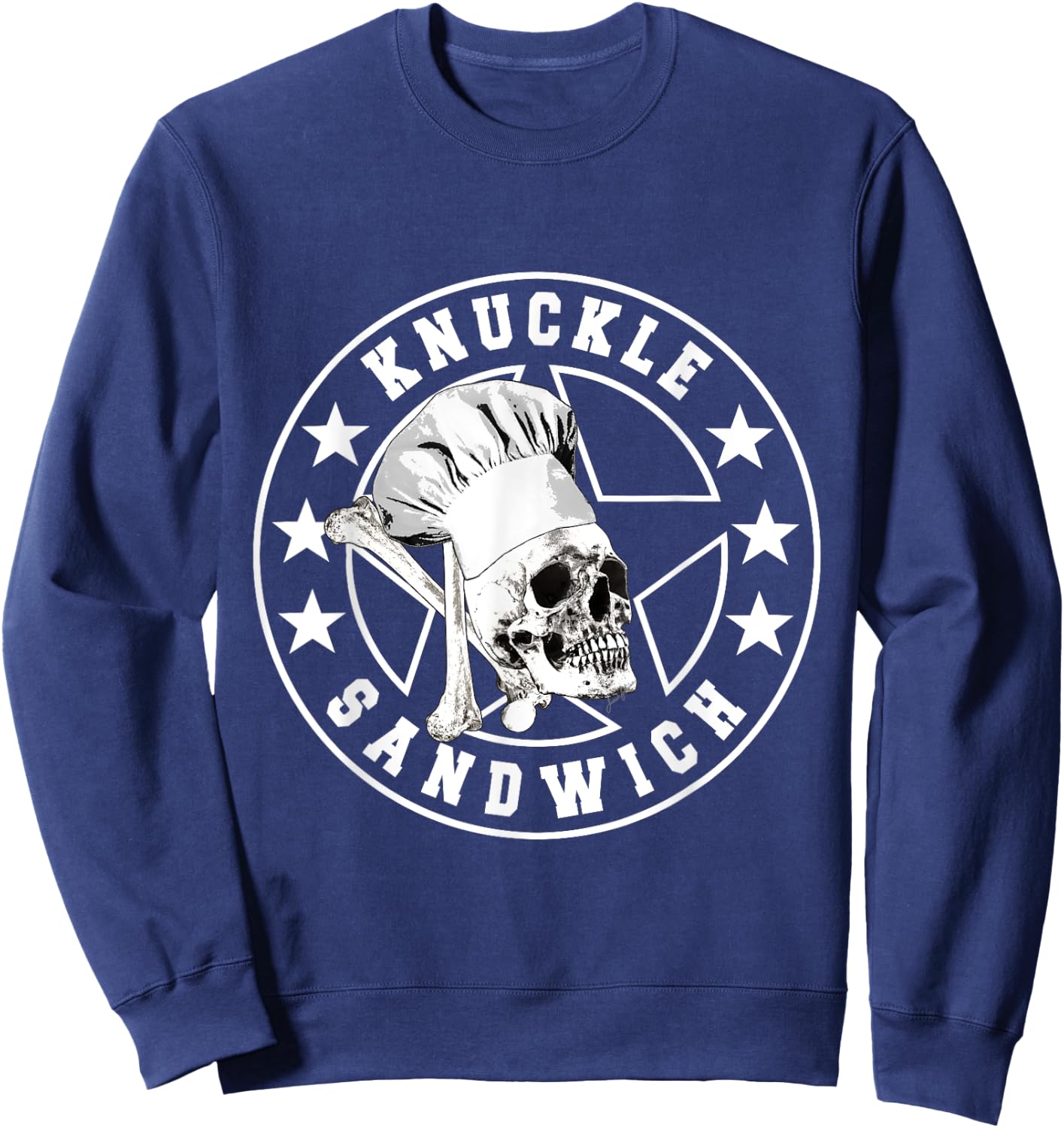 Ratherkool Knuckle Sandwich All Star Knockout Black Sweatshirt - Sweatshirt | Navy