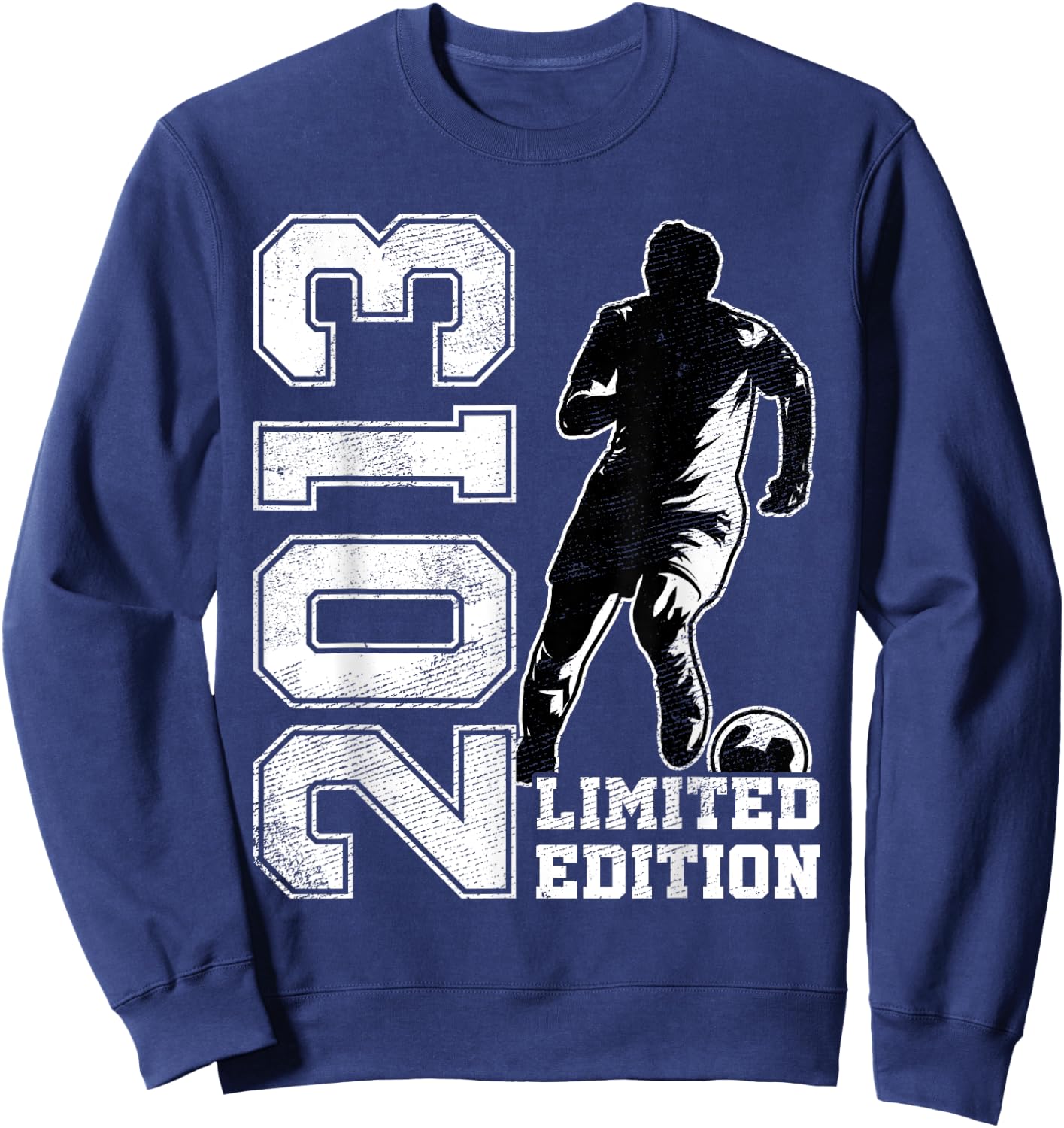 12th Birthday Soccer Limited Edition 2013 12 Years Old Sweatshirt - Sweatshirt | Navy