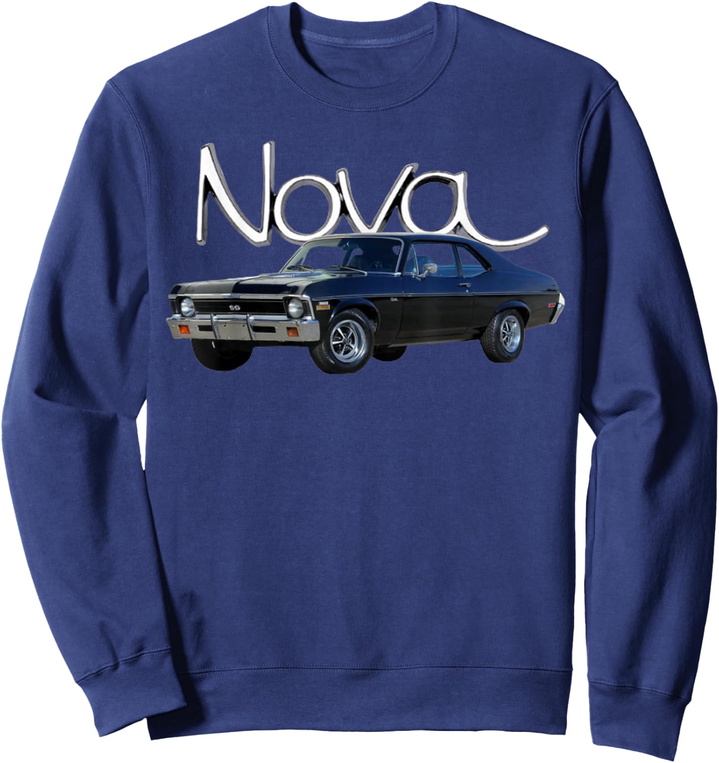Vintage 1972 Chevys Nova Sweatshirt - Sweatshirt | Navy