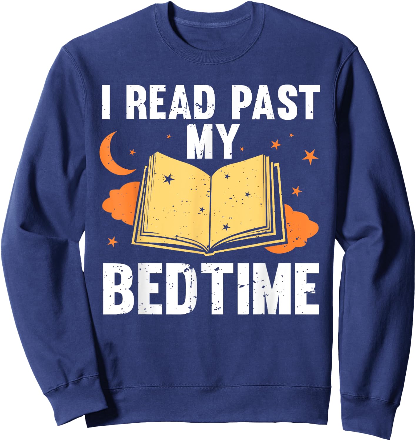 Cool Reading Women Kids Bookworm Book Lover Books Sweatshirt - Sweatshirt | Navy