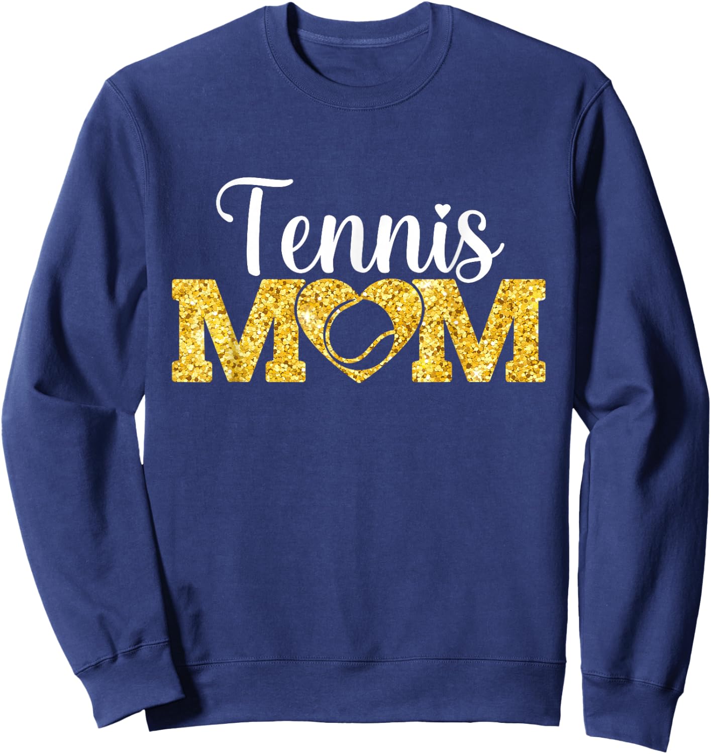 Mother's Day Tennis Mom Funny Sport Tennis Lover Sweatshirt - Sweatshirt | Navy