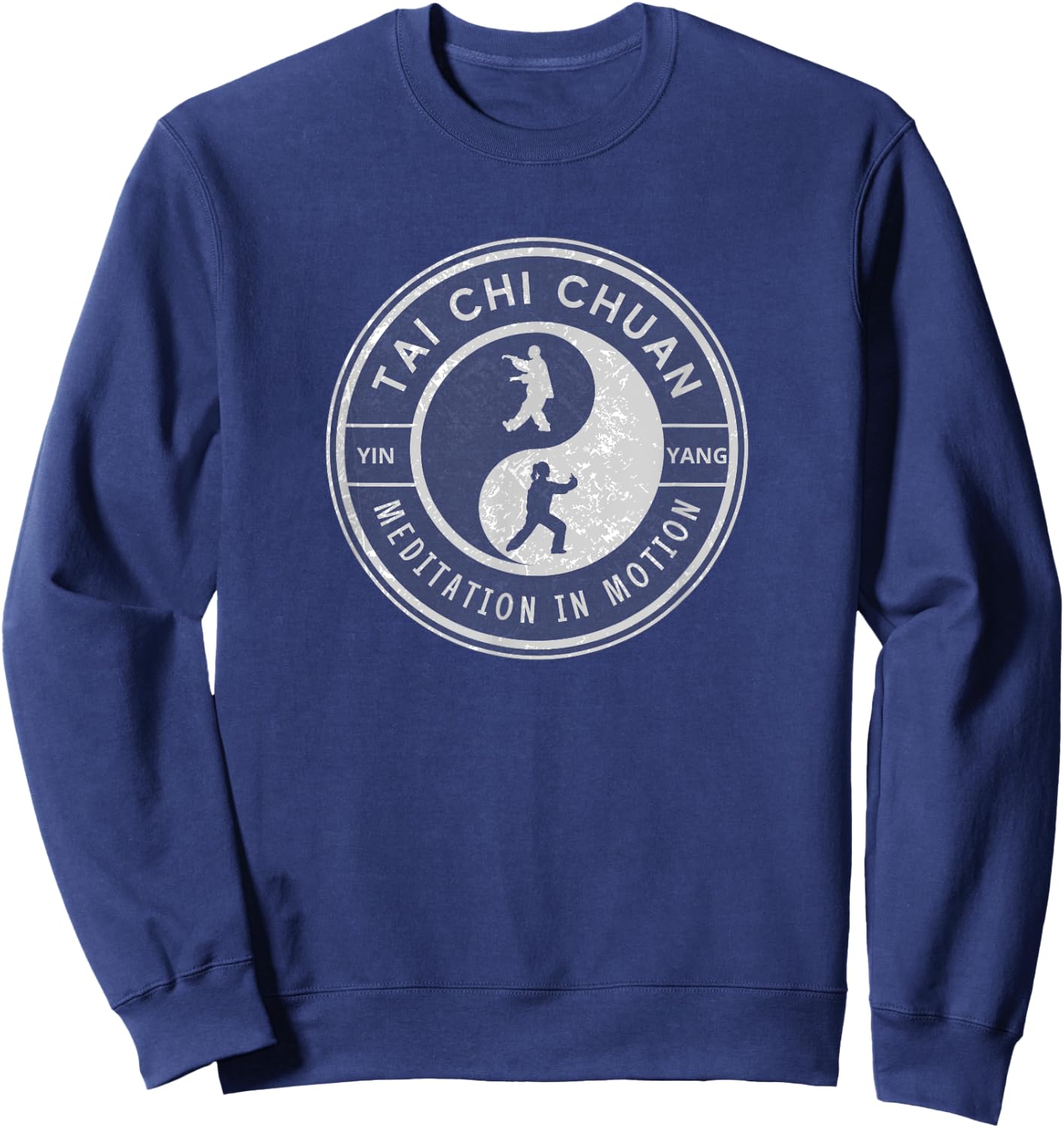 Tai Chi Chuan, Yin Yang, Meditation in Motion Sweatshirt - Sweatshirt | Navy