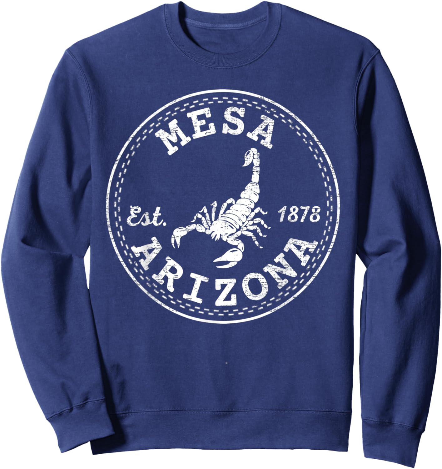 Mesa Arizona Retro Vintage AZ Sweatshirt - Sweatshirt | Navy