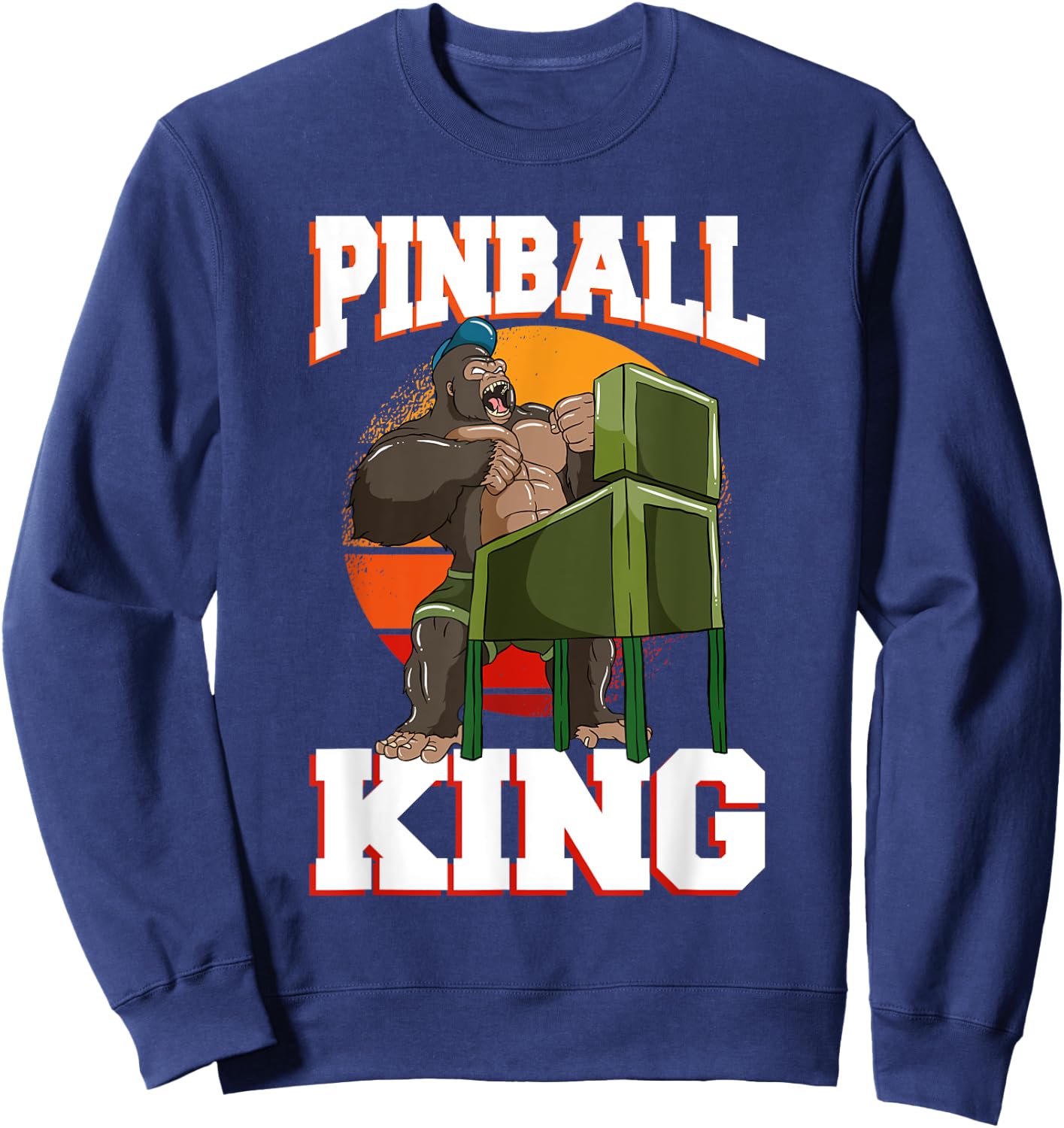 Pinball King Sweatshirt - Sweatshirt | Navy