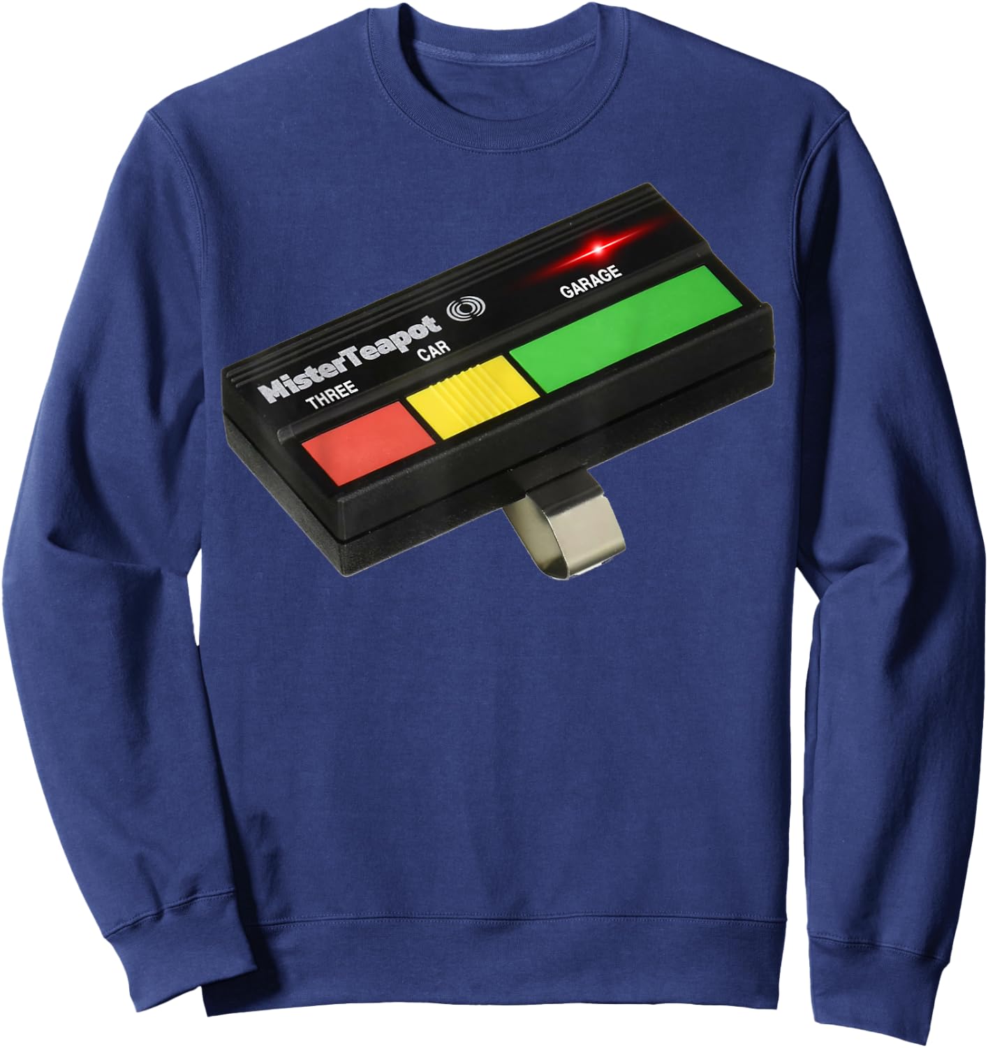 Three Car Garage (3CG Tricolor Remote Control) Mister Teapot Sweatshirt - Sweatshirt | Navy