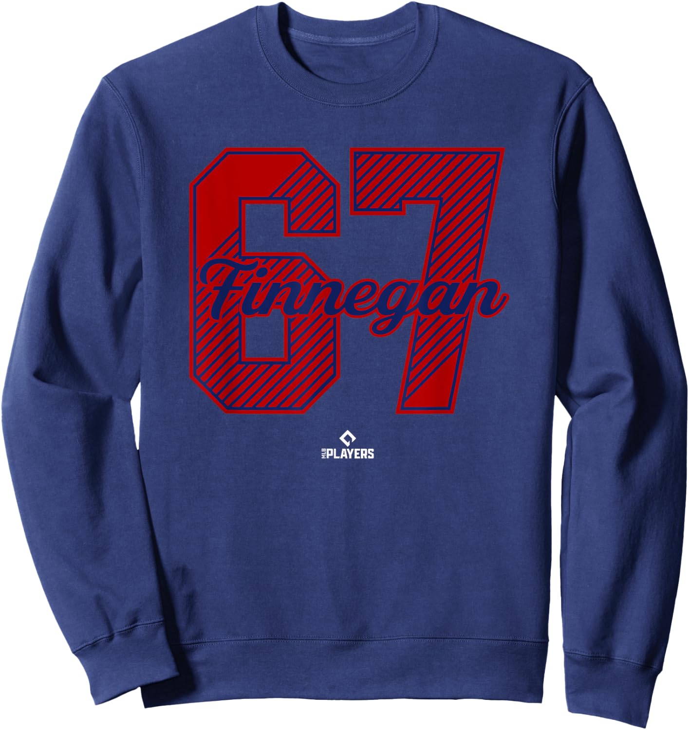 Kyle Finnegan 67 Washington MLBPA Sweatshirt - Sweatshirt | Navy