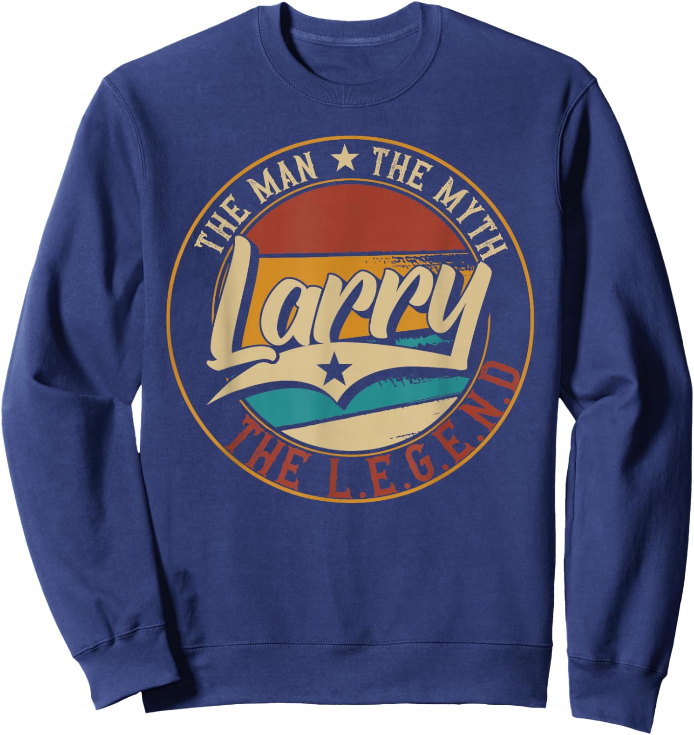 Larry The man the myth the legend Sweatshirt - Sweatshirt | Navy