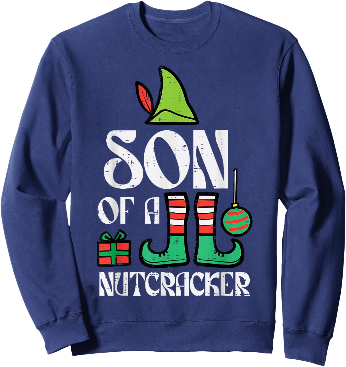 Christmas Son Of Nutcracker Xmas Family Boys Kids Toddler Sweatshirt - Sweatshirt | Navy