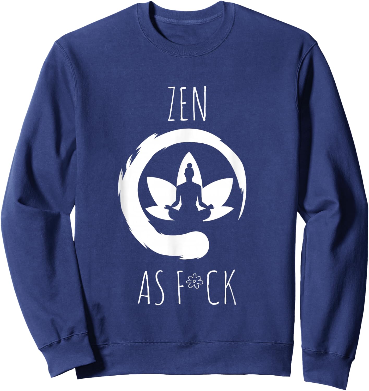 ZEN As FCK Sweatshirt - Sweatshirt | Navy