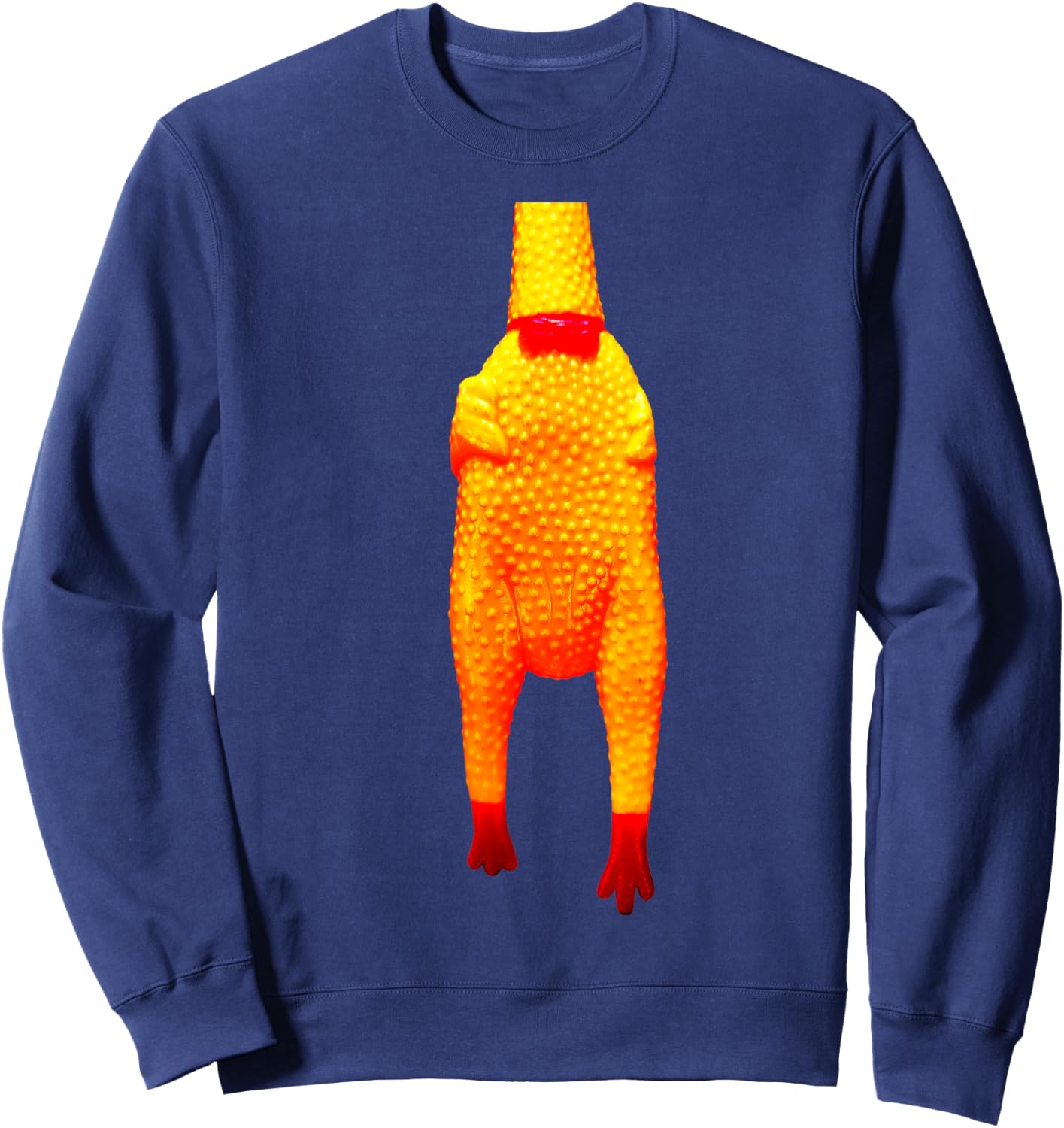 Rubber Chicken Costume For Kids Women Adult Spirit Animal Sweatshirt - Sweatshirt | Navy