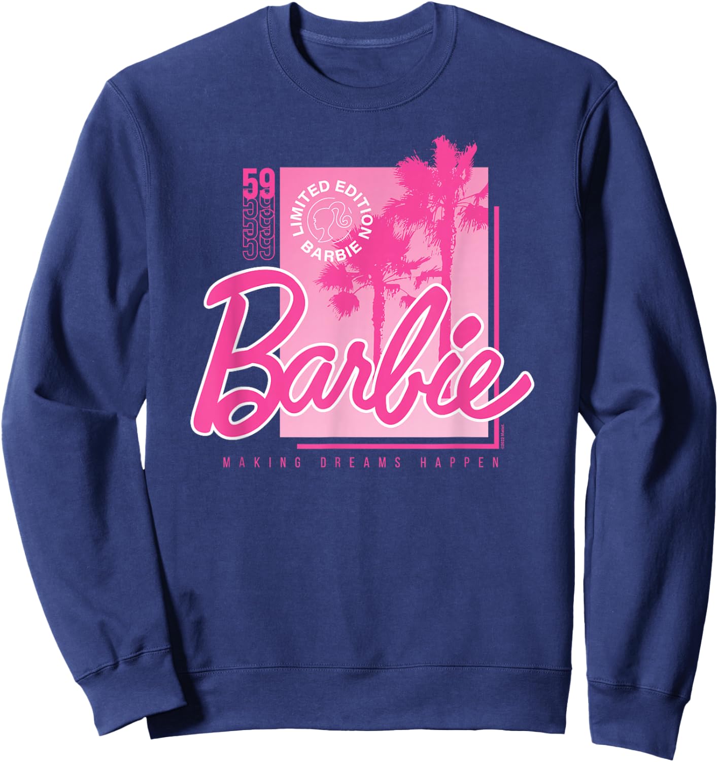 Barbie - Barbie Pink Core Sweatshirt - Sweatshirt | Navy