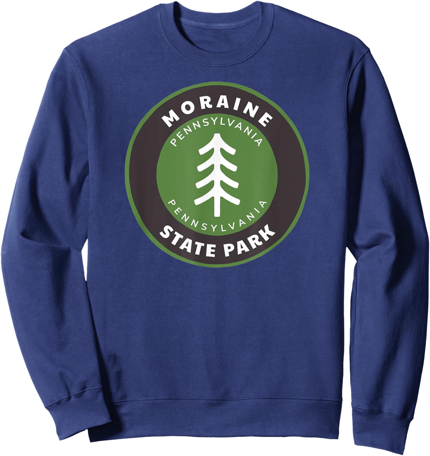 Moraine State Park Pennsylvania PA Vacation Souvenir Sweatshirt - Sweatshirt | Navy