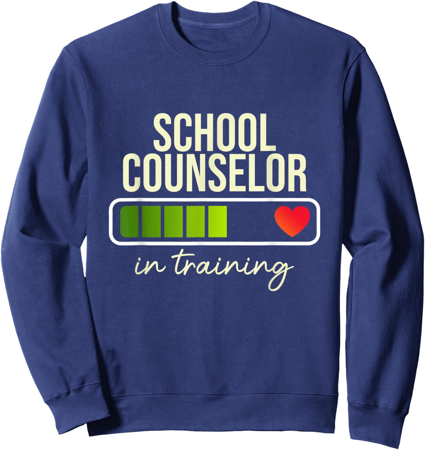 School Counselor In Training Appreciation Week Graphic Sweatshirt - Sweatshirt | Navy