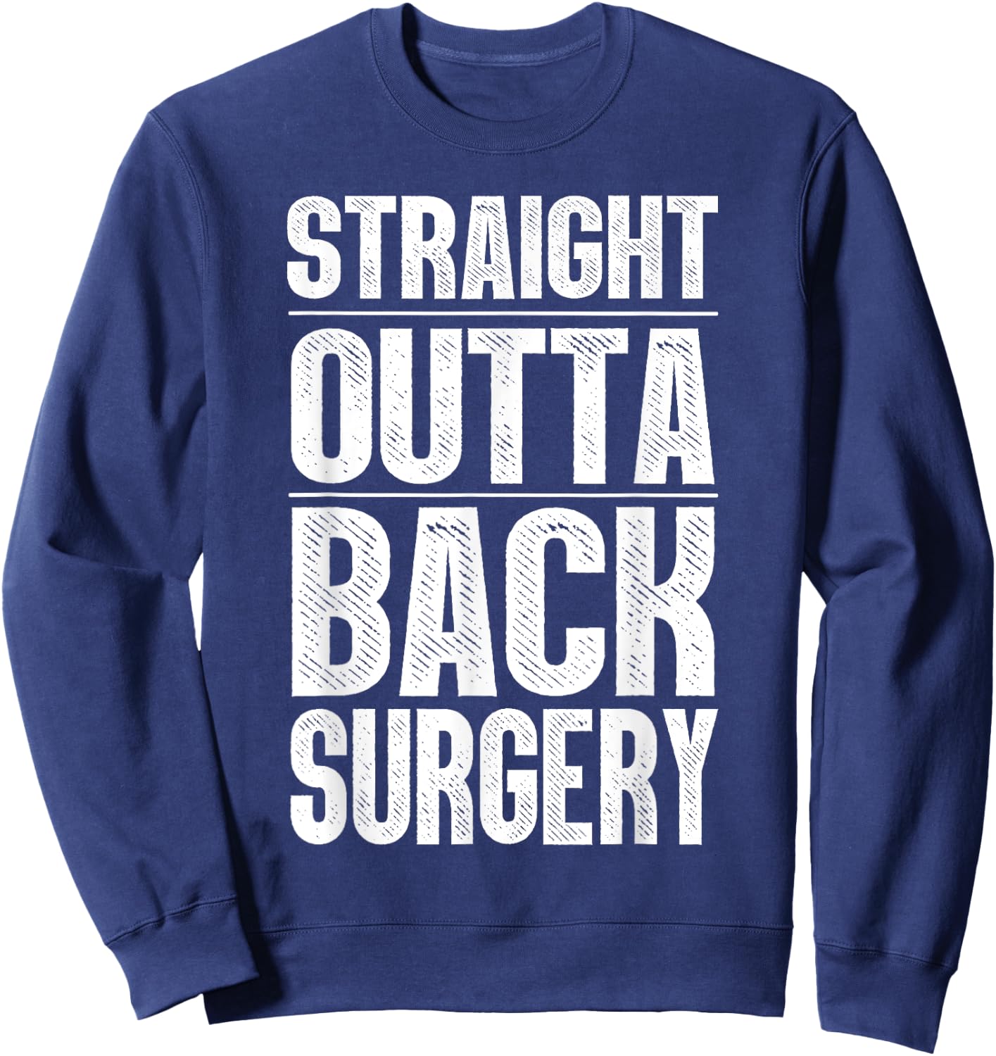 Funny Back Surgery Women Spine Post Surgery Recovery Sweatshirt - Sweatshirt | Navy
