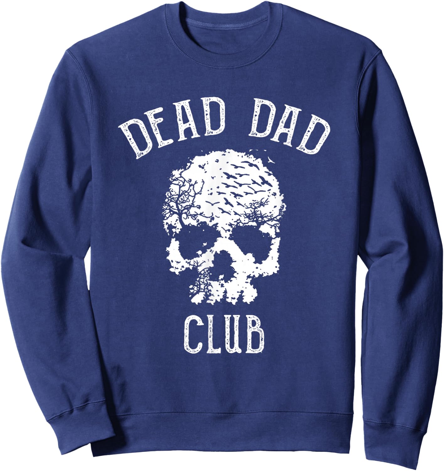 Dead Dad Club Retro Vintage Sweatshirt - Sweatshirt | Navy