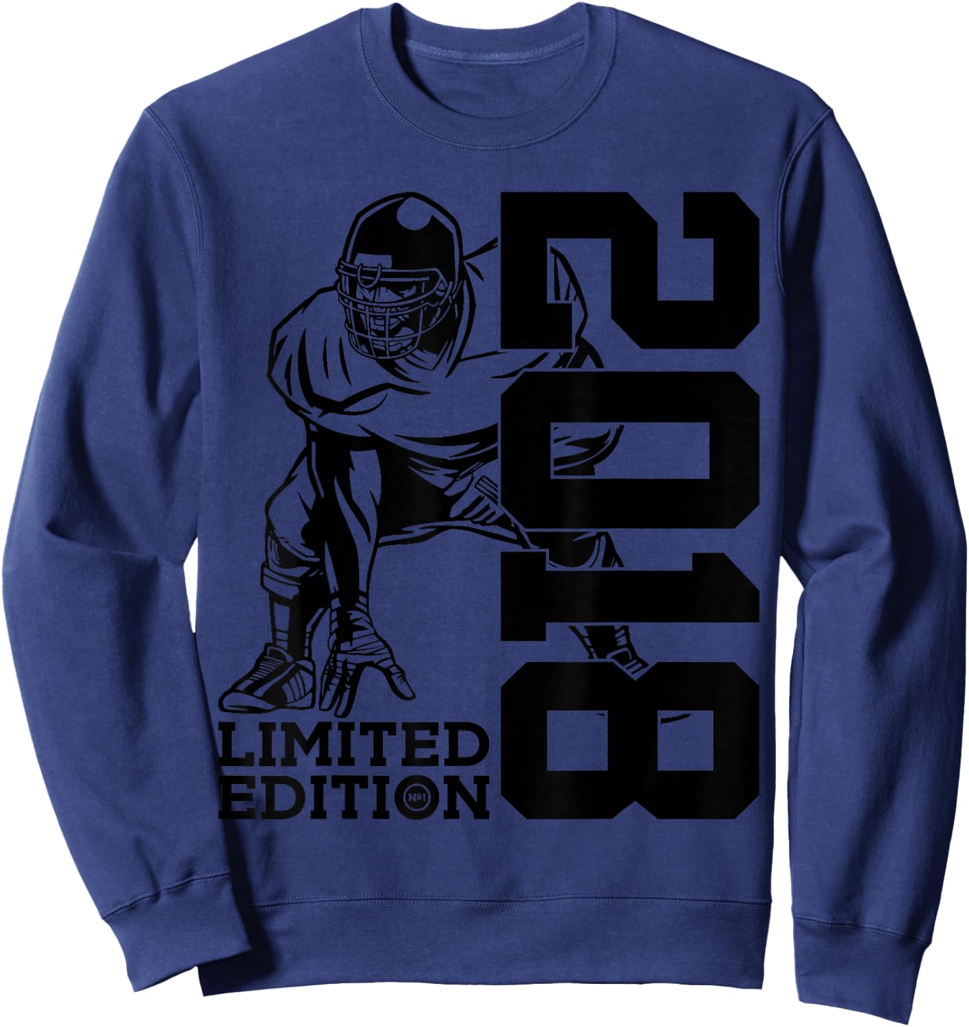 8th BIRTHDAY FOOTBALL LIMITED EDITION 2018 Sweatshirt - Sweatshirt | Navy
