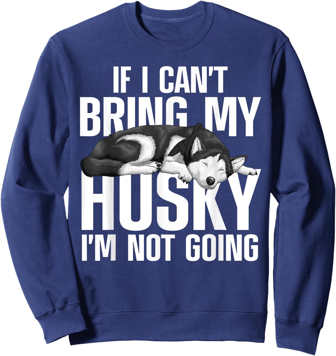 Best Husky Women Siberian Huskies Dog Lover Trainer Sweatshirt - Sweatshirt | Navy