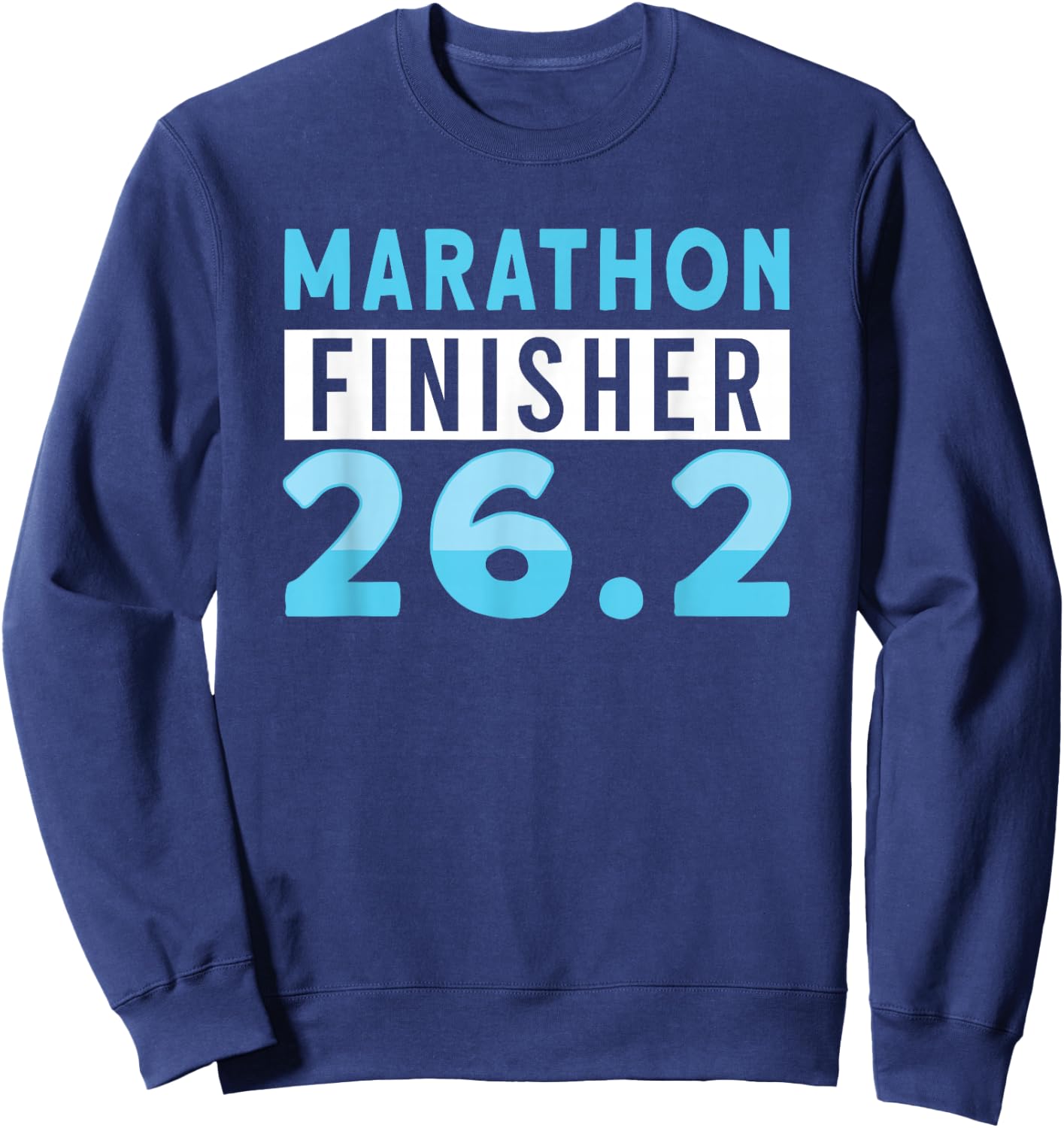 Runner Half Marathon Finisher Running Jogging Addict Sweatshirt - Sweatshirt | Navy