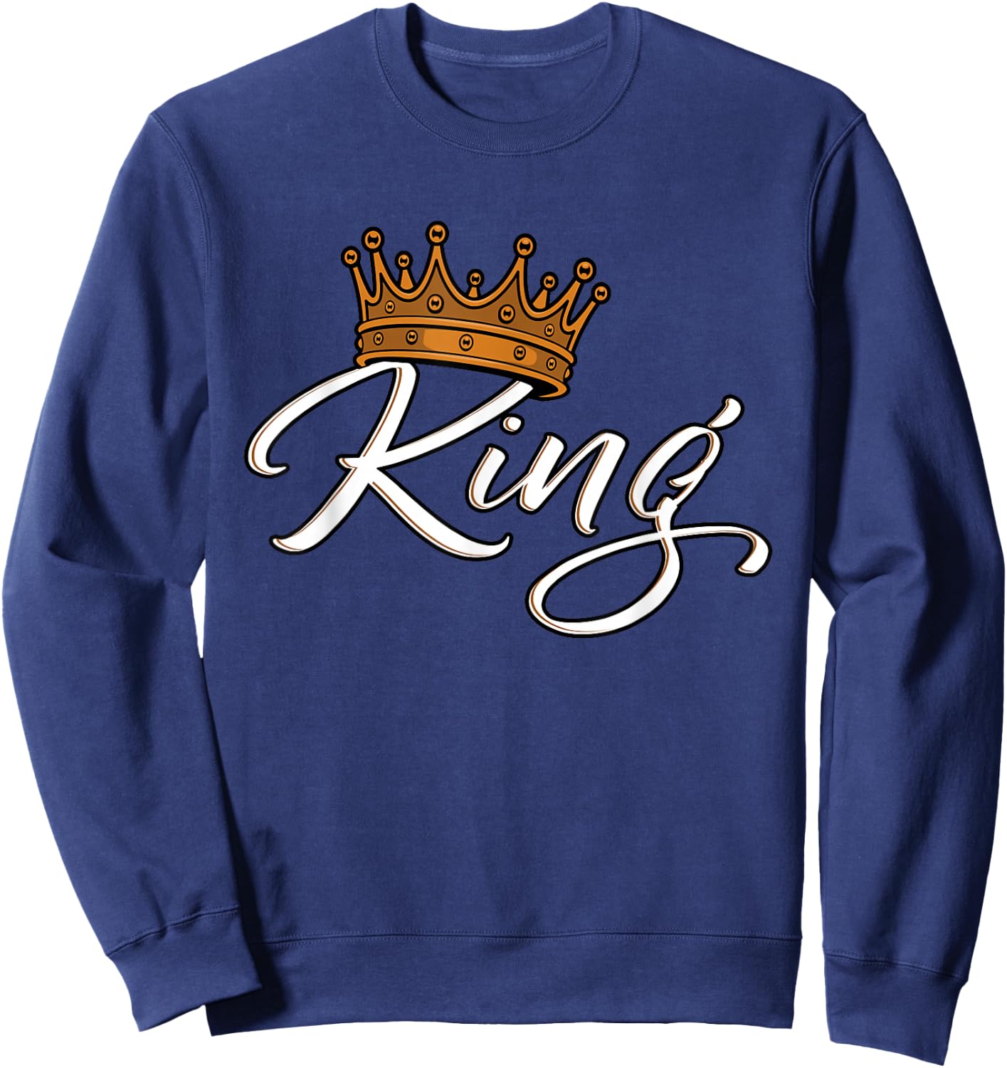 Crown with writing KING Sweatshirt - Sweatshirt | Navy