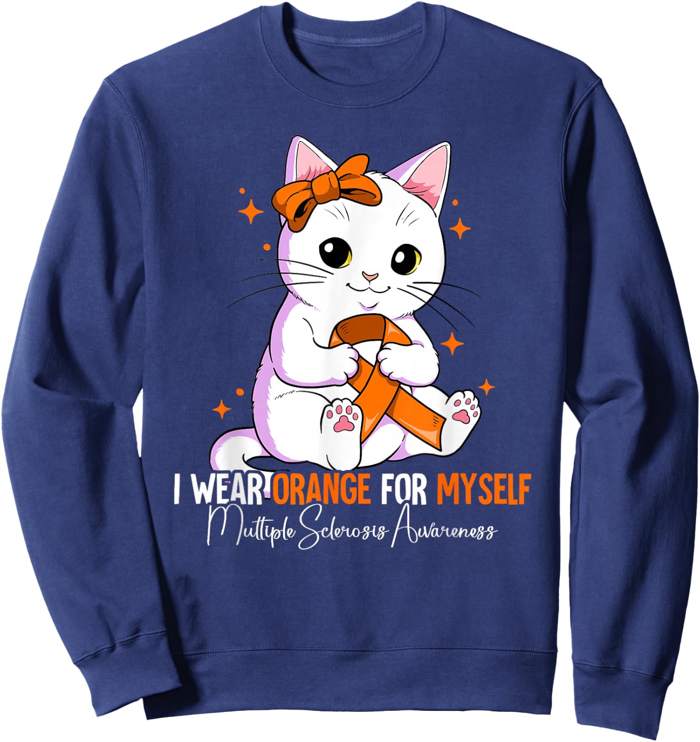 Multiple Sclerosis Awareness Sweatshirt - Sweatshirt | Navy
