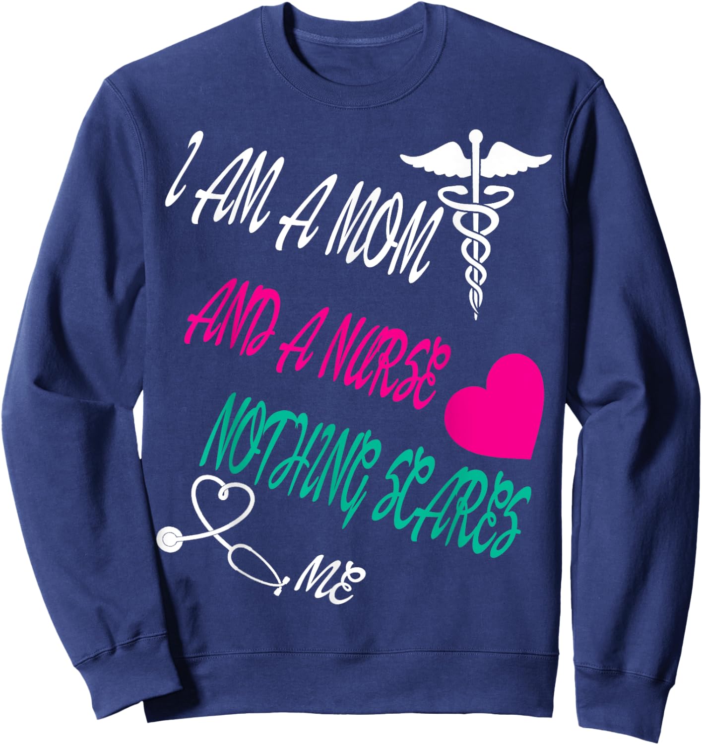 Night shift nurse Sleep All Day Nurse All Night funny nurse Sweatshirt - Sweatshirt | Navy