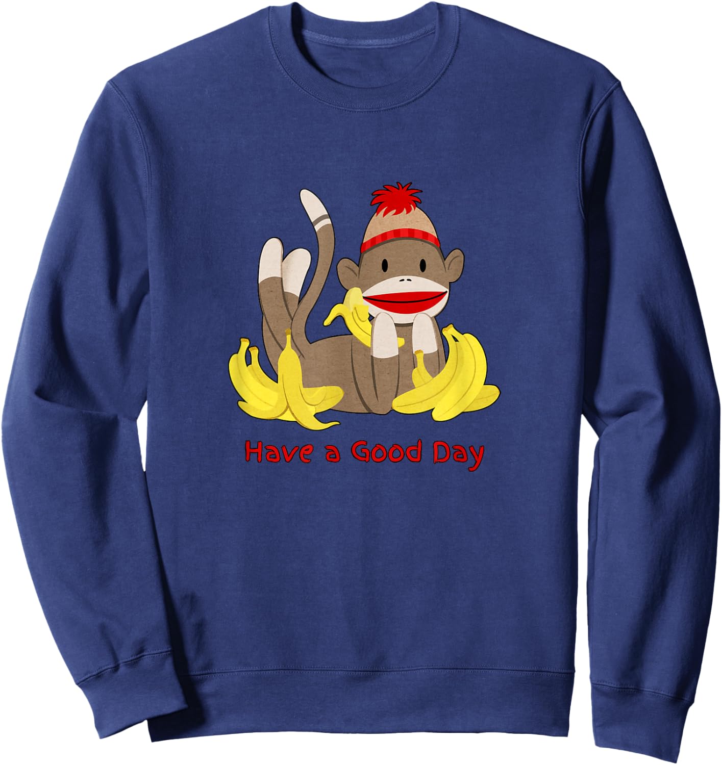 Sock Monkey Lover - Sock Monkey Gift Fans Sweatshirt - Sweatshirt | Navy