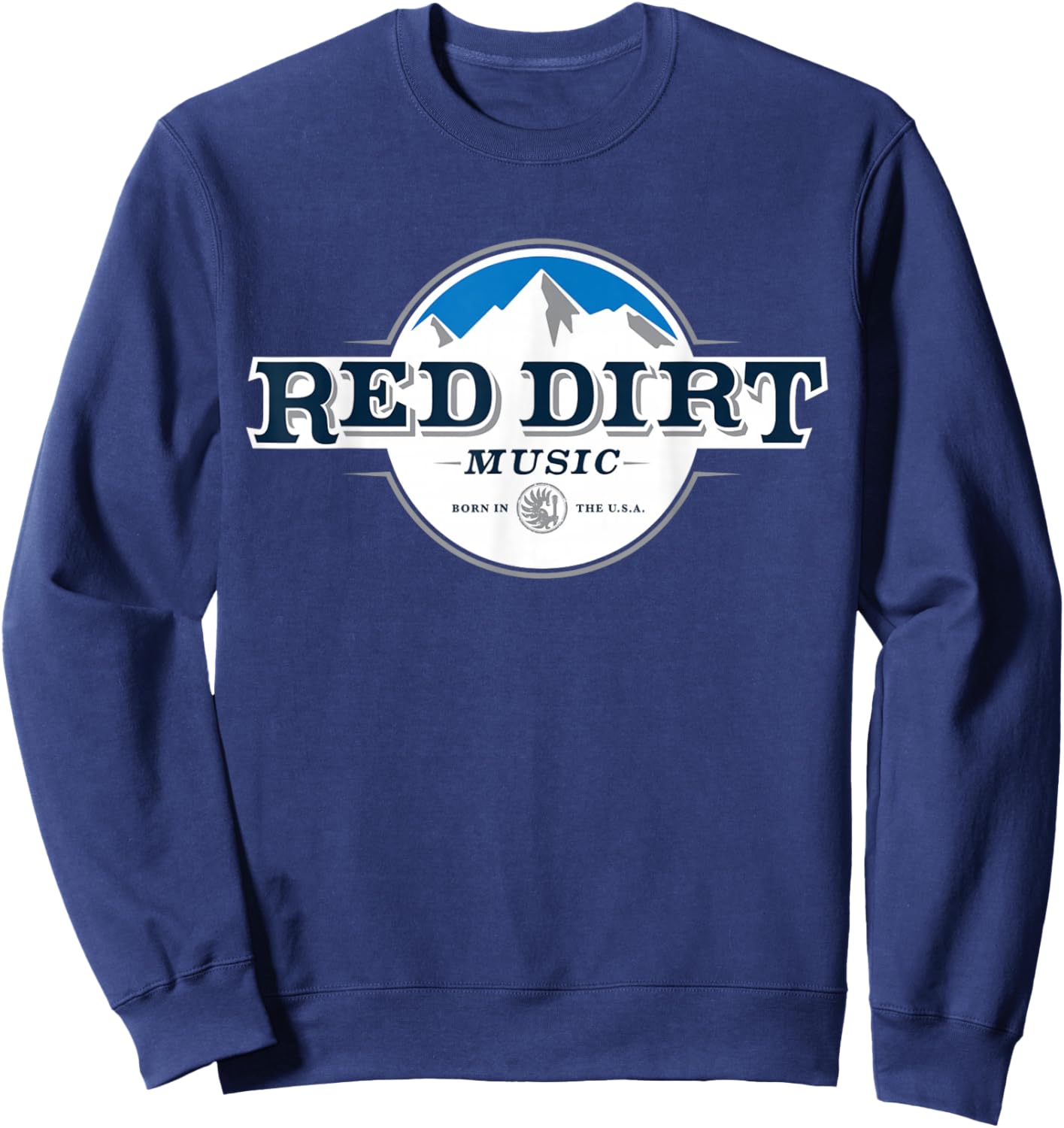 Red Dirt Mountain | Country Music Sweatshirt - Sweatshirt | Navy