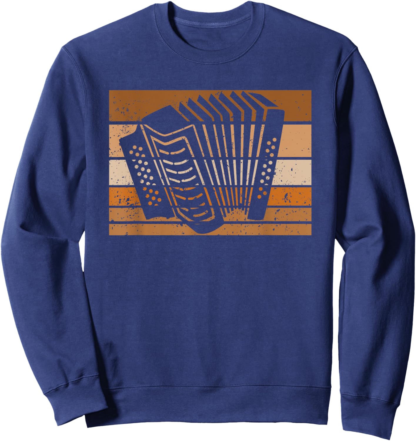Accordion Styrian harmonica accordion player band polka Sweatshirt - Sweatshirt | Navy