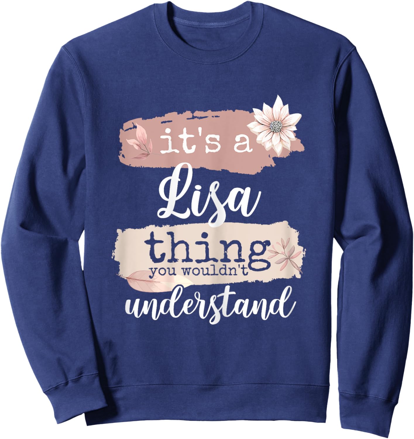It's a Lisa thing Sweatshirt - Sweatshirt | Navy