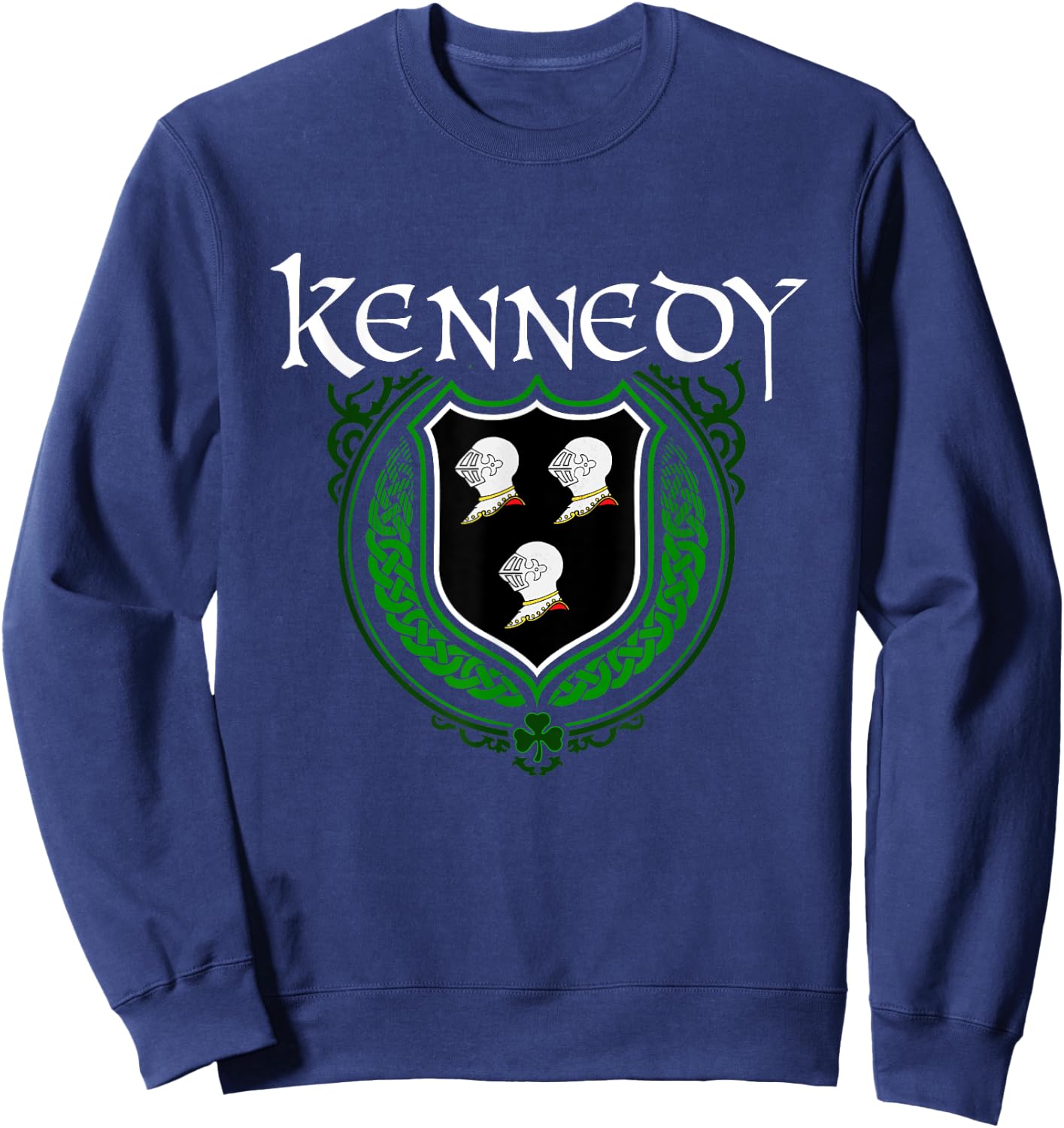 Kennedy Surname Irish Clan Tartan Badge Ireland Sweatshirt - Sweatshirt | Navy