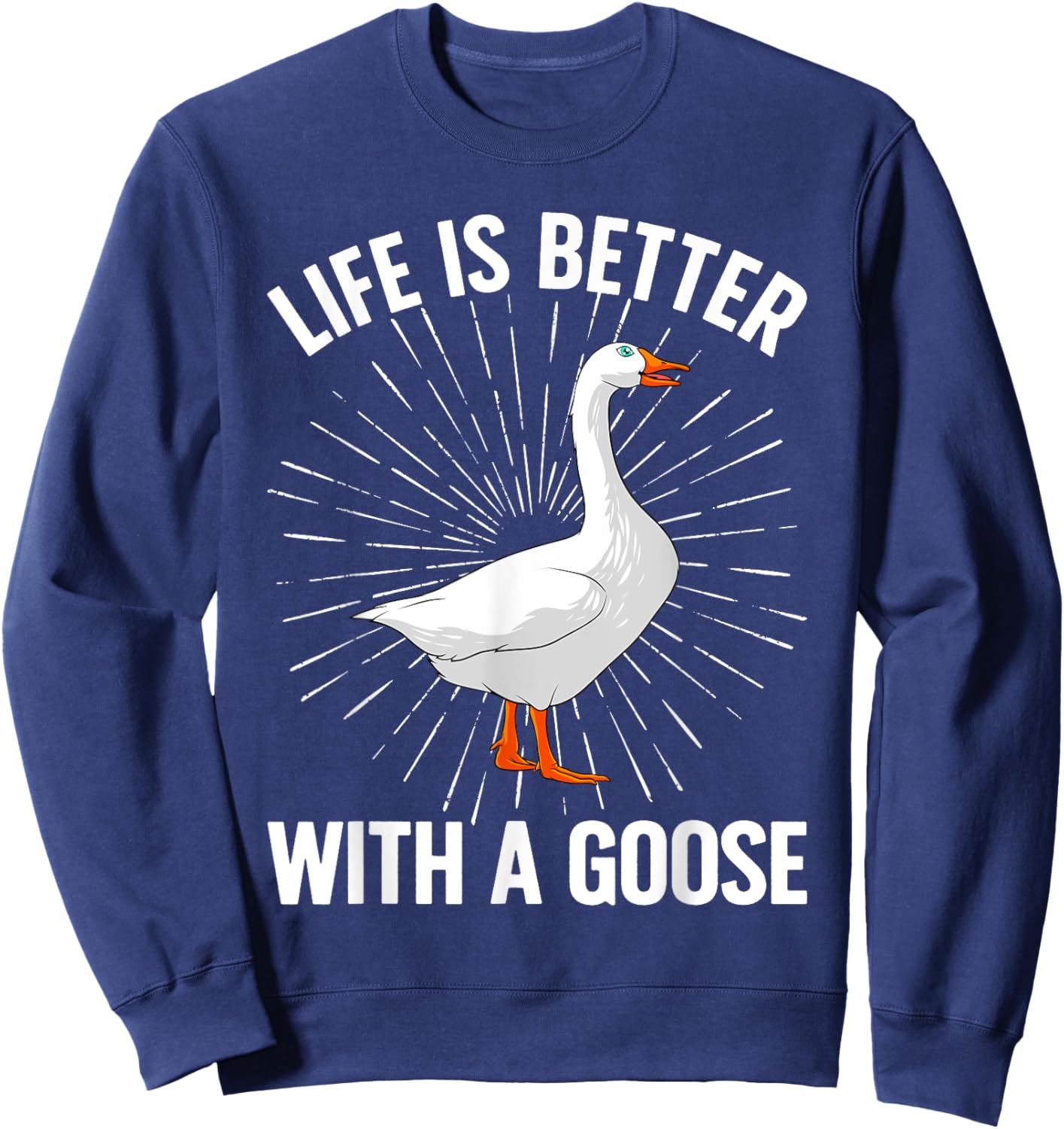 Cool Goose Women Whisperer Hunter Canadian Geese Sweatshirt - Sweatshirt | Navy