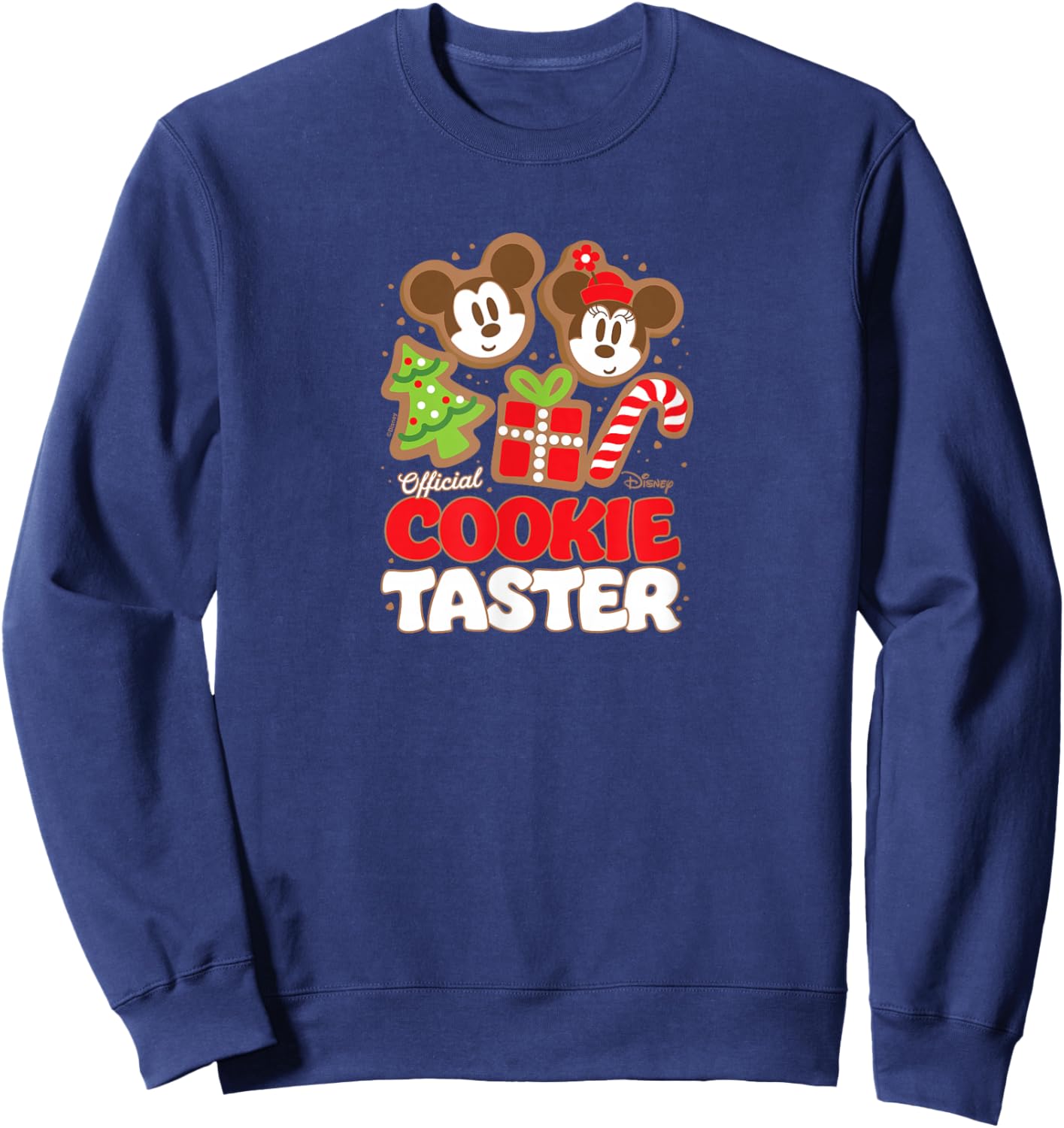 Disney - Mickey Minnie Official Cookie Taster Sweatshirt - Sweatshirt | Navy