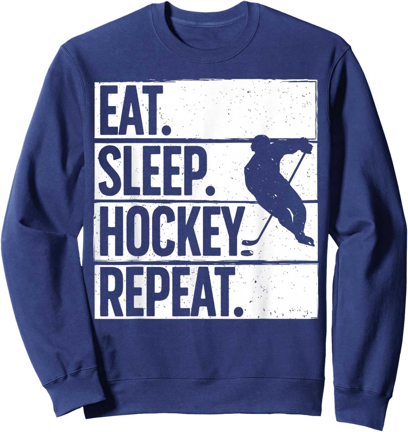 Cute Ice Hockey Women Hockey Lover Goalie Sports Sweatshirt - Sweatshirt | Navy