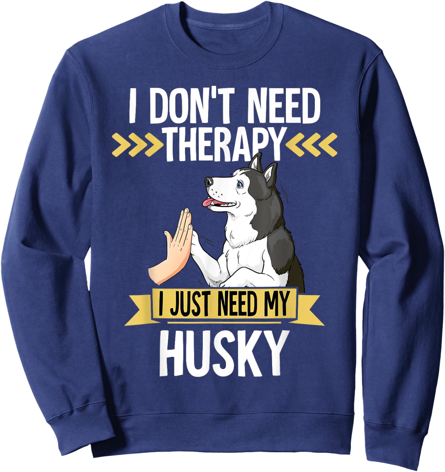 Siberian Husky Sweatshirt - Sweatshirt | Navy