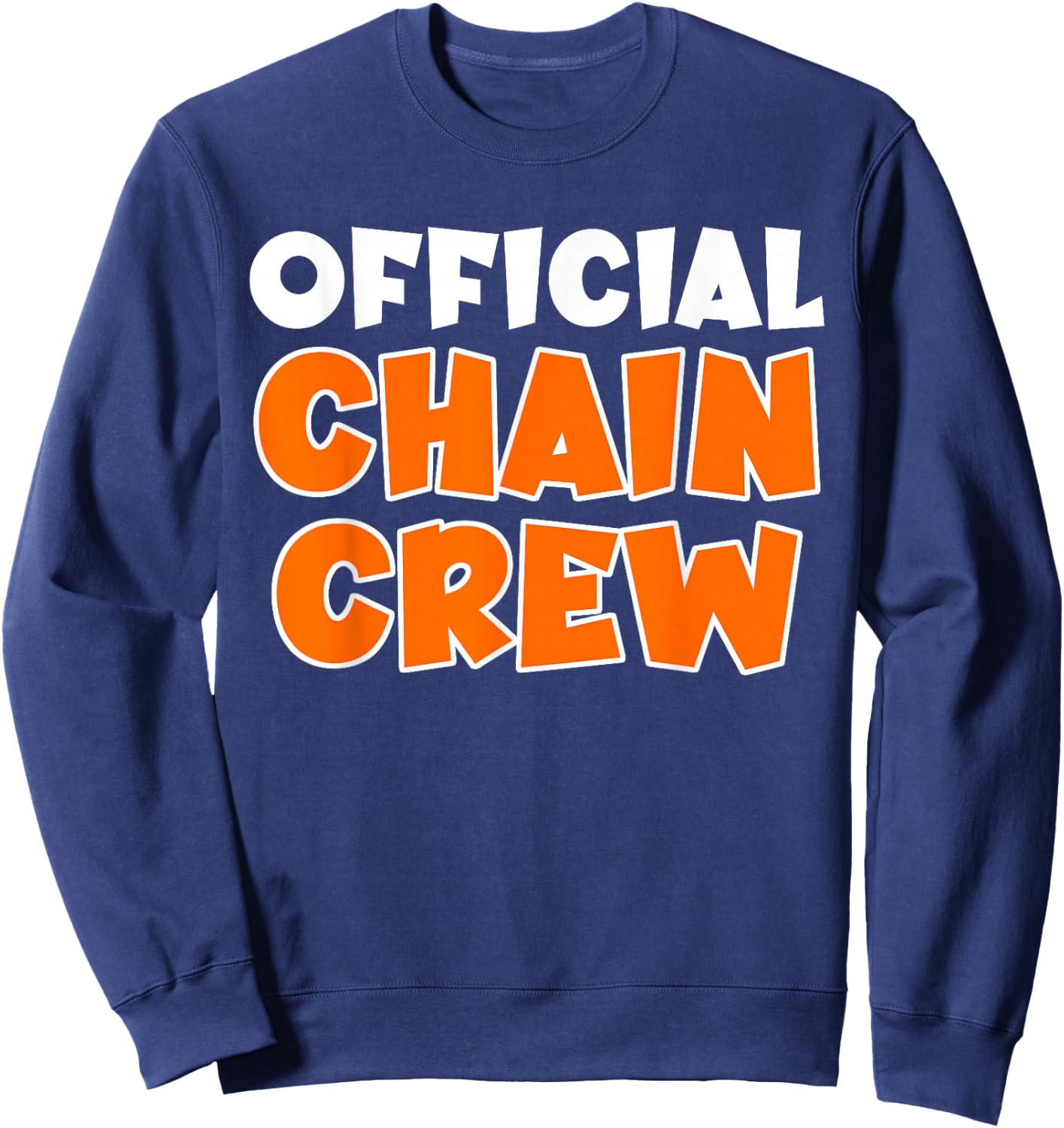 Official Chain Crew American Football Game Sweatshirt - Sweatshirt | Navy