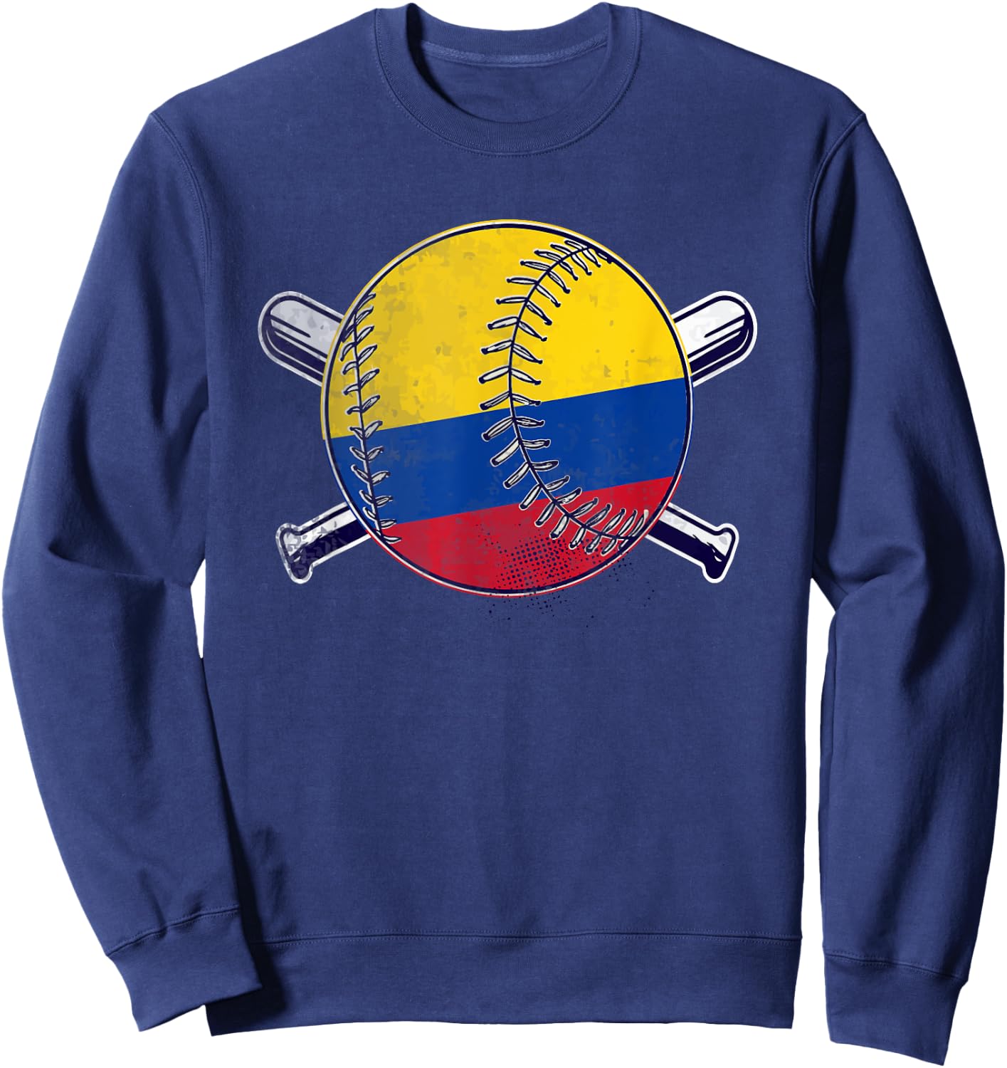 Colombian Baseball Sport Colombia Baseball Sweatshirt - Sweatshirt | Navy