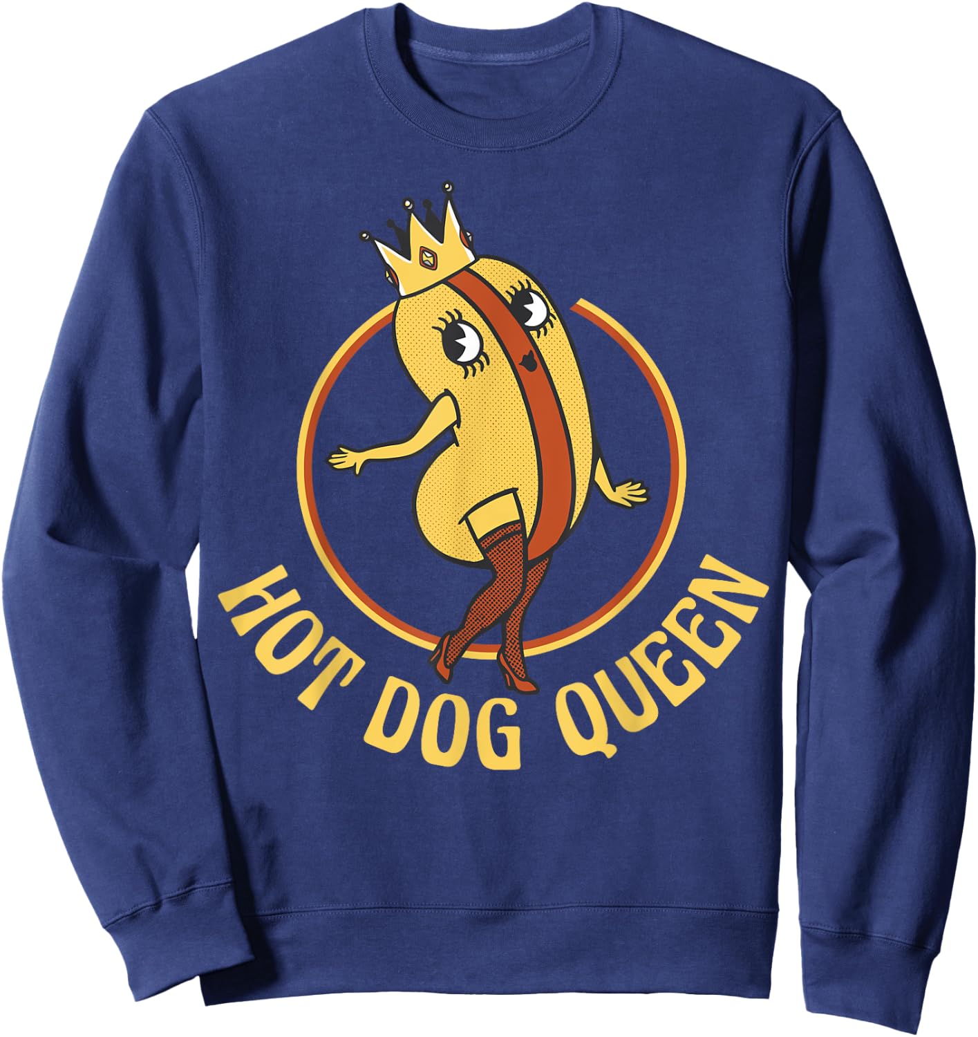 Hot Dog Queen Sweatshirt - Sweatshirt | Navy