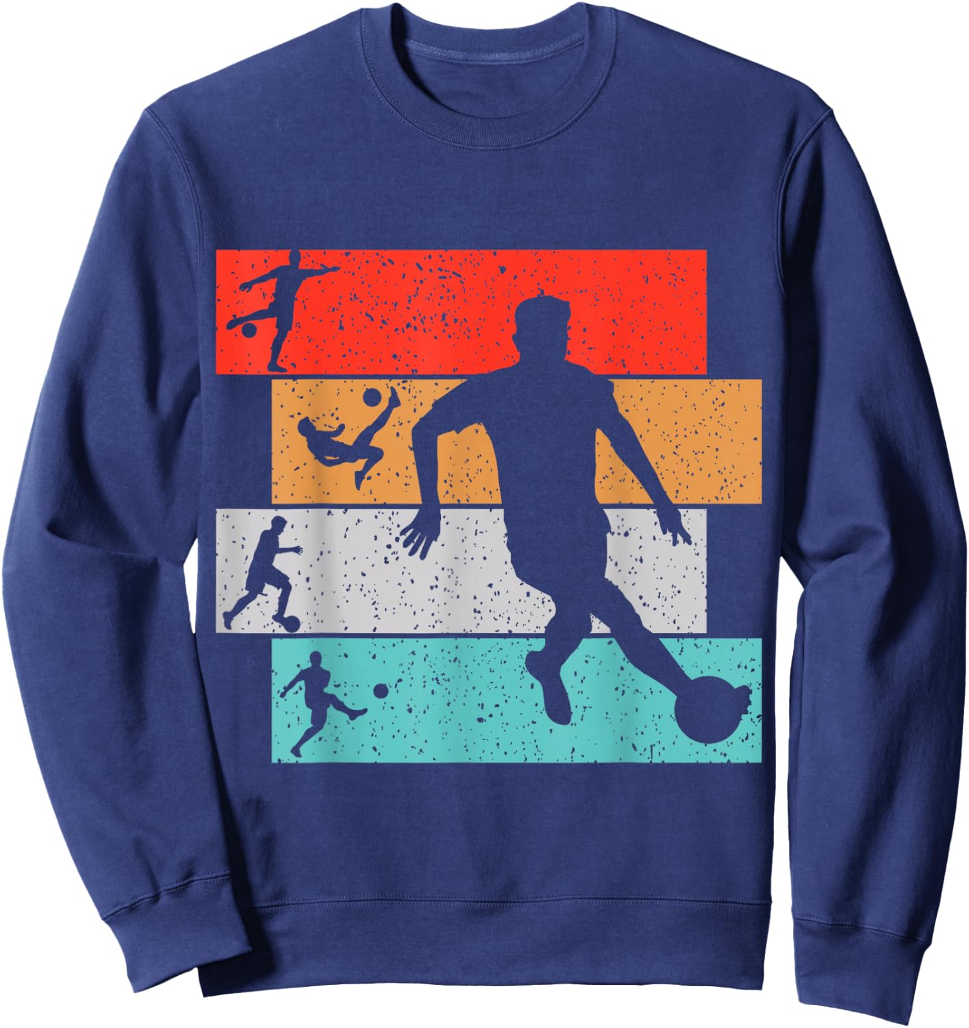 Soccer Boys Kids Men Sweatshirt - Sweatshirt | Navy