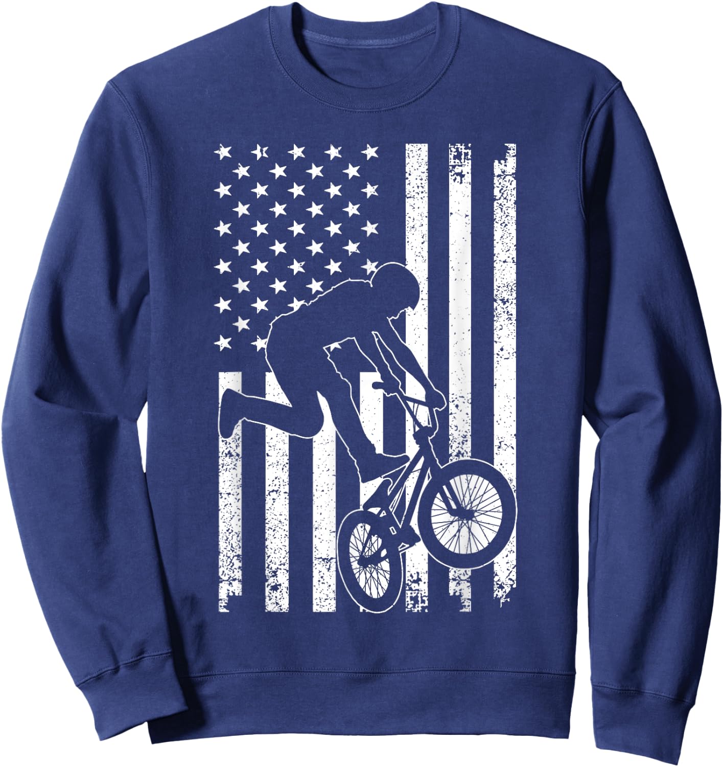 Best BMX Design Women BMX Bike Bicycle Rider Racing Sweatshirt - Sweatshirt | Navy
