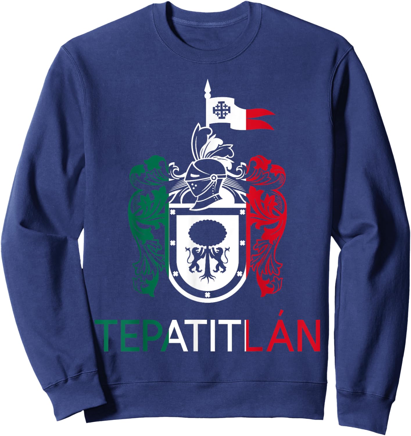 Tepatitlan Jalisco Estado De Mexico Escudo Eagle Aguila Sweatshirt - Sweatshirt | Navy