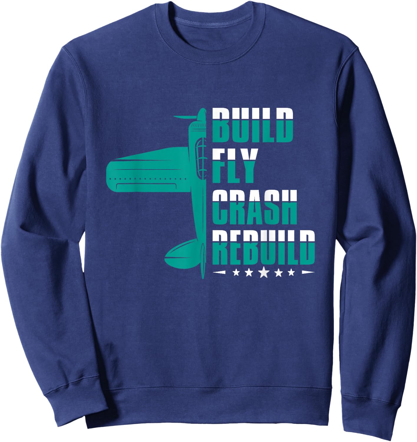 RC Test Pilot Model Plane Pilot Model Flight Sweatshirt - Sweatshirt | Navy