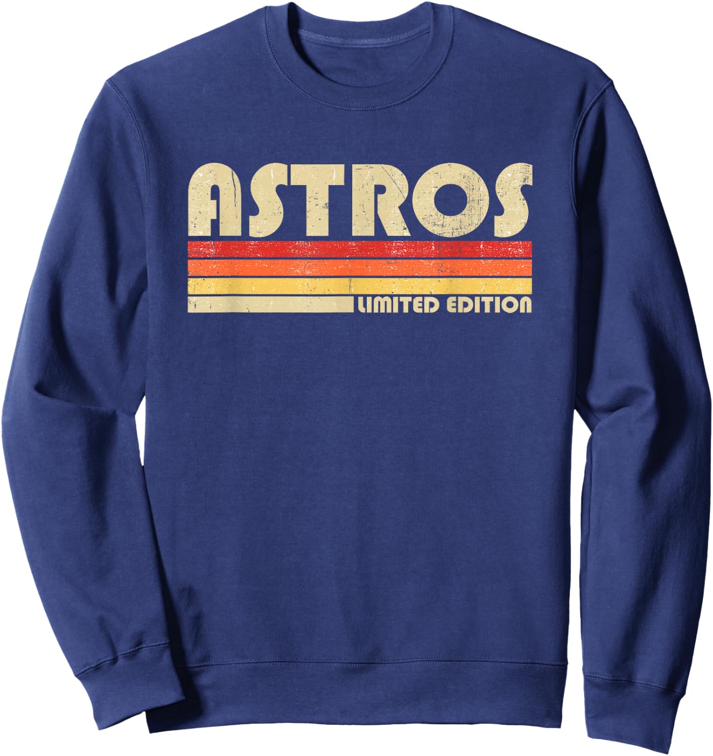 Astros Name Personalized Vintage Retro Gift Women Sweatshirt - Sweatshirt | Navy