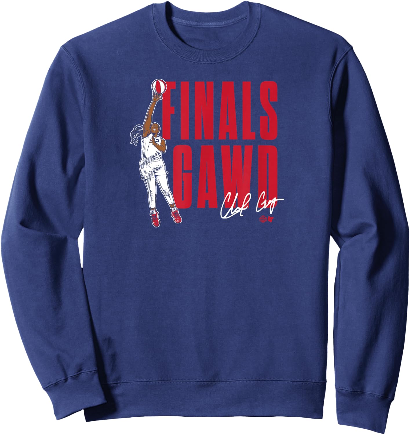 Chelsea Gray - Finals Gawd - Las Vegas Basketball Sweatshirt - Sweatshirt | Navy